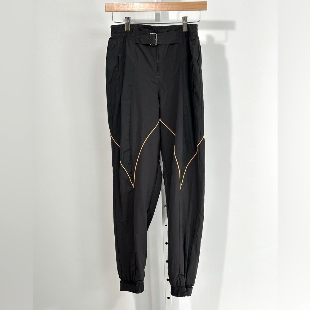 Adidas Originals x Paolina Russo Track Pants Women’s Small Black Yellow Joggers - Picture 2 of 6